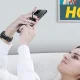 Tech-Protect magnētiskais telefona gredzens ar statīvu, melns