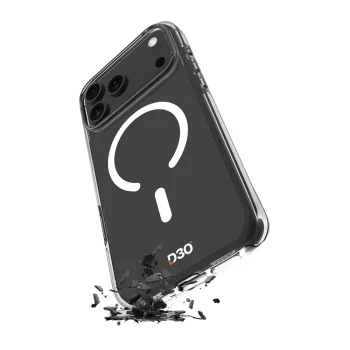 Puro iPhone 17 Pro Max vāciņš Impact Clear D3O MagSafe, caurspīdīgs
