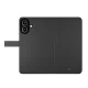 Чехол-книжка Puro Wallet Detachable MagSafe 2в1 для iPhone 16, черный