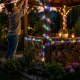 Saules bateriju LED dārza virtene 7m, 50 LED, daudzkrāsaina, 8 režīmi
