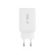 Tech-Protect NC45W-GAN 2-PORT PD45W lādētājs + TYPE-C kabelis – balts