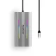 Orico XDR 12-in-1 USB-C dokstacija ar RGB, HDMI 4K, VGA, PD 100W, RJ45 un karšu lasītāju, sudraba
