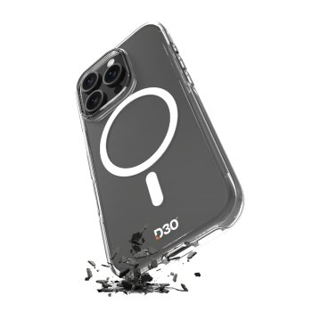 Puro Impact Clear D3O MagSafe silikona maciņš iPhone 16 Pro Max - caurspīdīgs | Silicone Phone Case Cover...