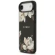 Чехол Guess Grained Flowers Classic Logo MagSafe для iPhone Air, Черный