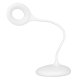 Led Čūskas Gredzena Galda Lampa Balta | Snake Ring Lamp For Desk White