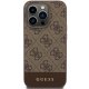 Guess 4G Stripe Collection korpuss iPhone 15 Pro - brūns | case for brown