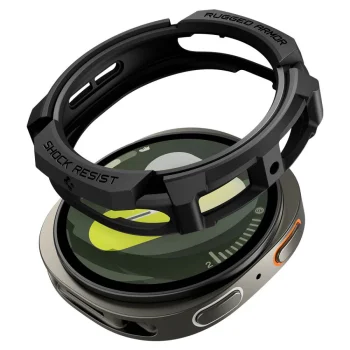 Spigen Rugged Armor aizsargmaciņš Samsung Galaxy Watch 8 44mm, Matte Black