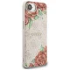 Guess 4G Flowers Print MagSafe vāciņš iPhone 16e, rozā