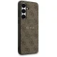 Чехол Guess 4G Ring Classic Logo MagSafe для Samsung Galaxy S25 FE, коричневый