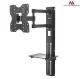Maclean MC-771 TV Wall Mount with Shelf, 23\"-42\", 30kg, VESA 200x200