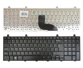 Dell Studio 1745 / 1747 / 1749 klaviatūra (UK), melna