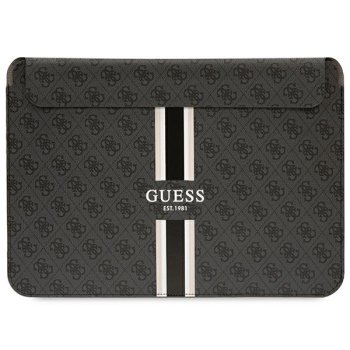 Guess 4G Printed Stripes klēpjdatora vāciņš 14", melns
