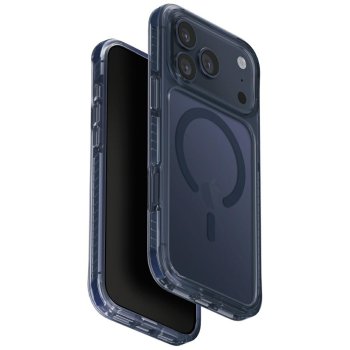 Uniq Combat Magclick uzlādes vāciņš iPhone 17 Pro Max – zils | Phone Case Cover