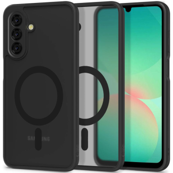 Samsung Galaxy A26 (SM-A266E/DS) Tech-Protect MagMat MagSafe Case Cover, Matte Black | Telefona Vāciņš Maciņš...