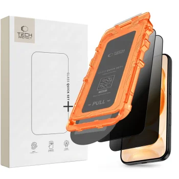 Tech-Protect Quick Set Spy+ privātuma aizsargstikls iPhone 18 Pro Max, 2 gab.
