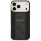 Guess 4G PU Stripe MagSafe vāciņš iPhone 17 Pro Max, Melns