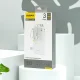 Dudao K11 10000mAh ārējais akumulators ar iebūvētiem kabeļiem, balts