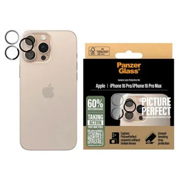 PanzerGlass PicturePerfect objektīva aizsargs iPhone 16 Pro 6,3" / Max 6,9" 1280 | Lens Protector 6.3"...