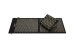 4Fizjo ERGO XL Acupressure Mat with Pillow, Black/Gold