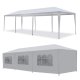 Dārza telts un tirdzniecības paviljons MultiGarden 3x9m, balta