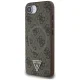 Guess 4G Ring Triangle Logo MagSafe vāciņš Apple iPhone 16e - Brūns