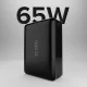 Sbs 20000mAh 65W PD AFC ārējais akumulators klēpjdatoriem un viedtālruņiem, melns