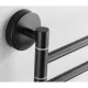 Black Loft Style Bathroom Towel Rack Ruhhy 24474