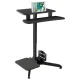Maclean MC-848 regulējams augstuma galds (70-109 cm), melns