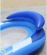 Inflatable Swimming Pool Float with Mesh DA388, Blue