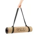 4FIZJO Cork Yoga and Exercise Mat 4 mm, Brown/Black