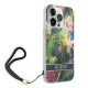 Guess Flower Strap vāciņš iPhone 14 Pro Max - Blue