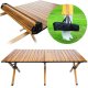 Alumīnija saliekamais piknika tūrisma galds, 120x60cm | Aluminium Picnic Folding Table