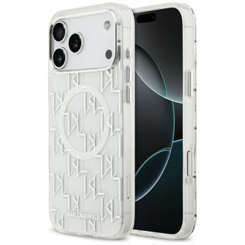 Karl Lagerfeld IML KL Monogram MagSafe vāciņš iPhone 17 Pro Max - Balts | Phone Case Cover White