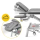 Elektriskais masāžas un rehabilitācijas galds 4FIZJO PURE+, pelēks