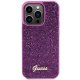 Guess iPhone 15 Pro vāciņš Disco Metal Script, fuksiju rozā