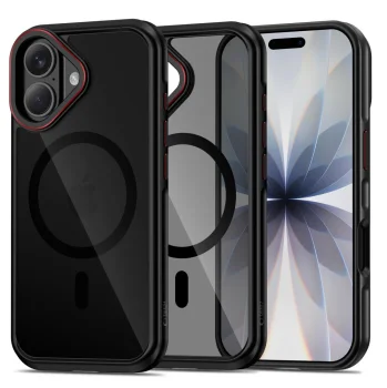 Tech-Protect MagHybrid MagSafe vāciņš iPhone 17 - Black / Red