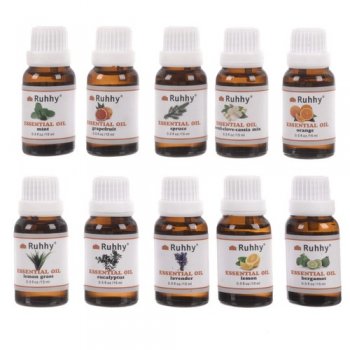 Набор эфирных масел для ароматерапии, 10x15мл | Aromatherapy Essential Oil Set