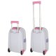 Bērnu ceļojumu soma ar riteņiem, koferis, čemodāns, Rozā | Kids Travel Luggage Bag Ride On Suitcase