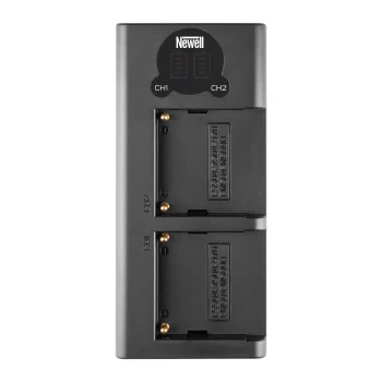 Newell DL-USB-C divu kanālu lādētājs NP-F550/770/970 akumulatoriem