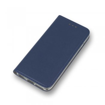 Xiaomi Redmi Note 10 4G / 10S Smart Magnetic Leather Case Cover Stand, Navy Blue | Telefona Vāciņš Maciņš Apvalks...