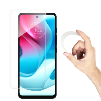 Гибридное защитное стекло Nano Flexi для Moto G60s