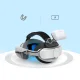 BoboVR P4U galvas siksna ar akumulatoru PICO 4 Ultra un Ultra Enterprise, balta