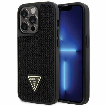 Apple iPhone 14 Pro 6.1'' Guess Rhinestone Triangle Case Cover (GUHCP14LHDGTPK), Black | Telefona Maciņš Vāks...
