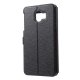 Samsung Galaxy J4 (J400F) Smart Window Battery Door Leather Case Cover, black - vāciņš vāks maks maciņš