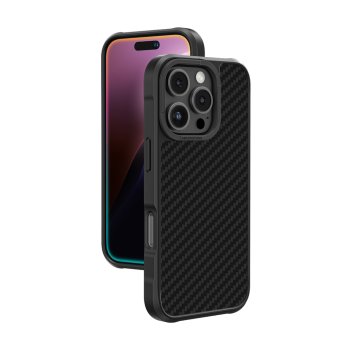 AmazingThing Titan Max Case for iPhone 16 Pro Max, 1500D Aramid, Black