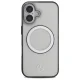 Mercedes iPhone 16 vāciņš Printed Logo MagSafe, caurspīdīgs