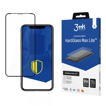 Apple iPhone 11 Pro 5.8'' Telefona Aizsargstikls uz Visu Ekrānu | 3MK HardGlass Max Lite 5D Tempered Glass Screen...