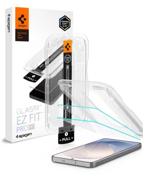 Защитное стекло Spigen Glas.tR EZ Fit Pro AC для Samsung Galaxy S26 FE, 2 шт.