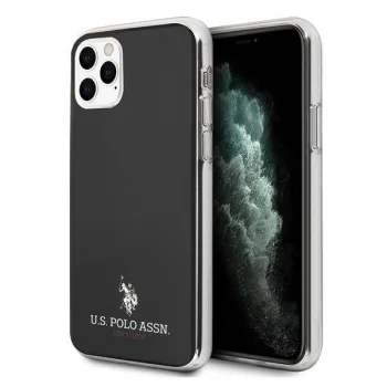 Apple iPhone 11 Pro Max 6.5" US Polo Shiny Case Cover (USHCN65TPUBK), Black | Чехол Кейс Бампер...