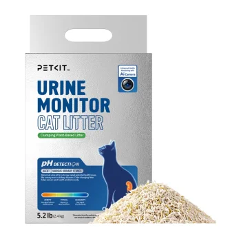 Petkit Urine Monitor Plant-Based Clumping Cat Litter with pH Health Indicator, 2.4 kg